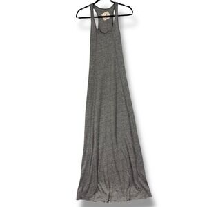Daftbird Grey Scoop Neck Racerback‎ Maxi Tank Dress